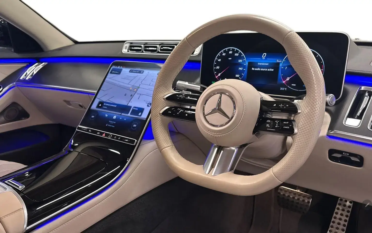 Mercedes S-Class luxury interior